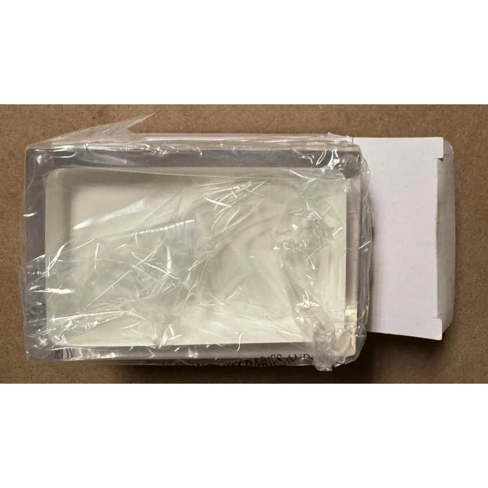 Clear Acrylic Soap Dish White Insert Bathroom Countertop Soap Holder LOT of 6